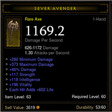 The Rare Diablo 3 Items share our regular clients!