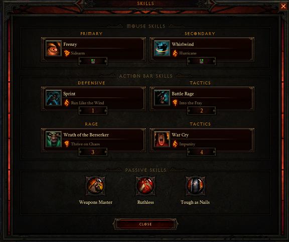 Diablo 3 Barbarian Whirlwind & Life on Hit Running through Inferno Act 3