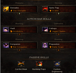 The Demon Hunter With 4000 DPS pass inferno of Diablo 3 !