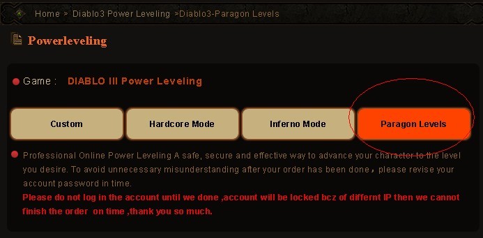 Professional Diablo 3 Power leveling Service For Paragon Levles<img src="/img/hot.gif" style="height:25px;width:30px;" />