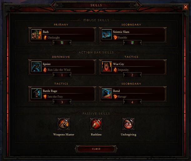 Diablo 3 Barbarian Seismic Slam & Rend Build