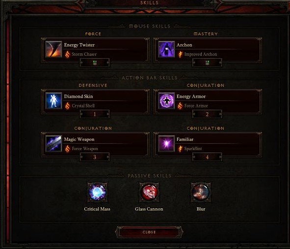 Diablo 3 Wizard Build Sharing