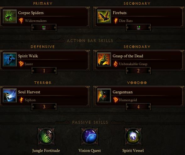 Witch Doctor Build for Diablo 3 Common Players