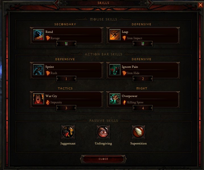Diablo III - The Powerful Skills Build for Barbarians in 1.0.7