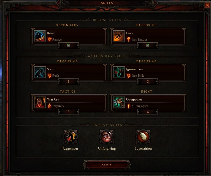 Diablo III - The Powerful Skills Build for Barbarians in 1.0.7