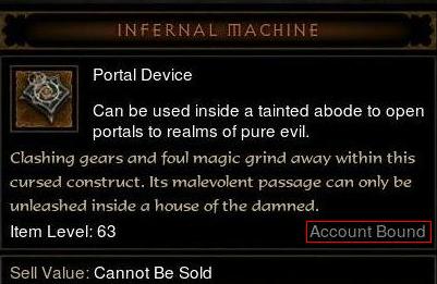 Diablo III Discussion: Item Binding in Reaper of Souls