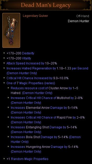 Diablo III Demon Hunter Quiver Patch 2.0 Enchanting Guide