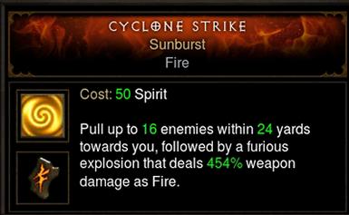 diablo 3 fire damage skill cyclone strike sunburst