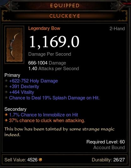 diablo 3 legendary bow cluckeye