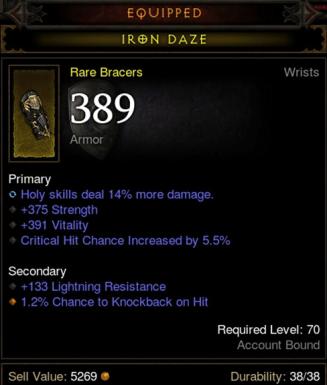 diablo 3 ros bracer with holy damage