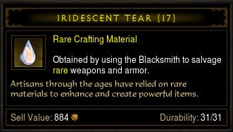 rare crafting marterial