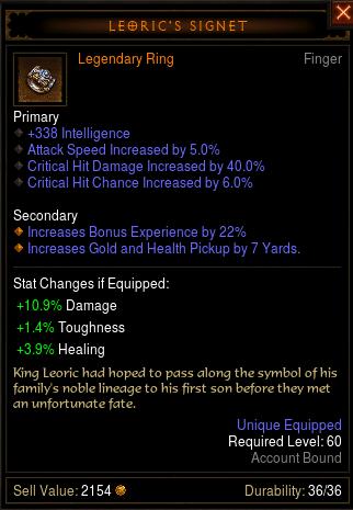 diablo 3 reaper of souls leoric signet