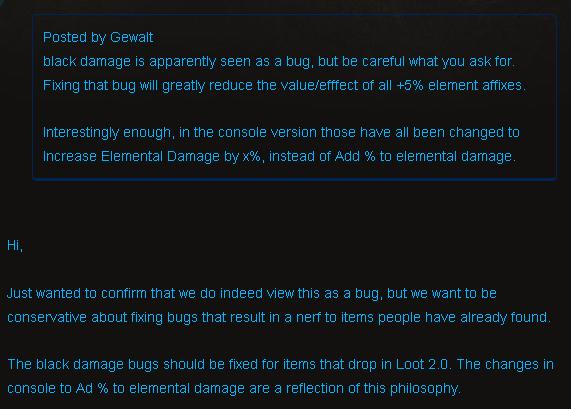 Loot 2.0 Will Fix Black Weapon Damage