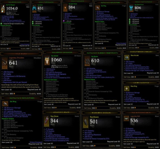 28W DPS for the Monk arm with  Mighty weapon and Shield