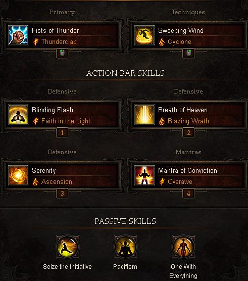 Which Fists of Thunder Build for Monk You like Most?