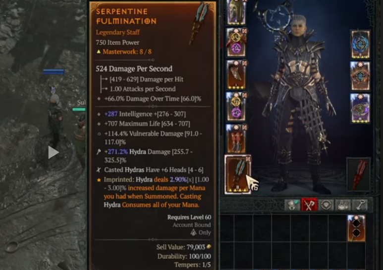 Diablo 4 Season 9 Best & Easiest Hydra Sorcerer Build
